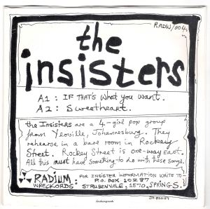 Insisters and su 7 singles